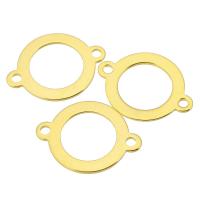 Stainless Steel Connector 201 Stainless Steel Galvanic plating fashion jewelry & Unisex golden Approx 1mm Sold By PC