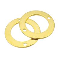 Stainless Steel Connector 201 Stainless Steel Galvanic plating fashion jewelry & Unisex golden Approx 0.5mm Sold By PC