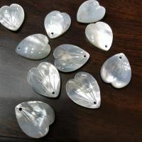 Shell Pendants, White Lip Shell, petals, Carved, DIY & different size for choice, white, 15x20mm, Sold By PC