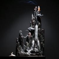 Backflow Incense Burner, Resin, handmade, for home and office & durable & different styles for choice, 200x170x400mm, Sold By PC