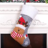 Calcetines de regalo de Navidad vacaciones medias, paño, hecho a mano, Lindo & diferentes patrones para la opción, Vendido por UD