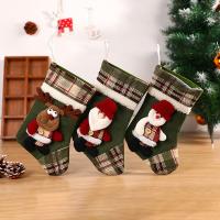 Christmas Holidays Stockings Gift Socks, Cloth, handmade, cute & different styles for choice, 250x165mm, Sold By PC