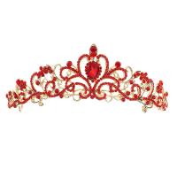 Bridal Tiaras, Tibetan Style, plated, fashion jewelry & for woman & with rhinestone, more colors for choice, nickel, lead & cadmium free, 330x140x50mm, Sold By PC