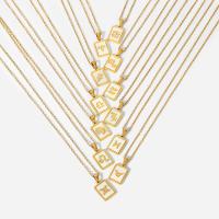 Stainless Steel Jewelry Necklace, 304 Stainless Steel, with White Shell, Rectangle, Vacuum Ion Plating, different designs for choice & for woman, more colors for choice, 12.15x15.27mm, Length:Approx 450 mm, Sold By PC