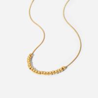 Colar de jóias de aço inoxidável, Aço inoxidável 304, with 5cm extender chain, para mulher, dourado, 0.40mm, comprimento Aprox 40.5 cm, vendido por PC