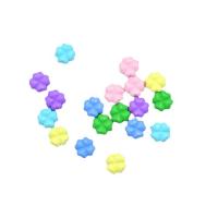 Mat akril perle, Četiri Leaf Clover, možete DIY, više boja za izbor, 12.80x6.70mm, Približno 710računala/Torba, Prodano By Torba