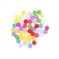 Mat akril perle, Cvijet, možete DIY, više boja za izbor, 15x8mm, Približno 406računala/Torba, Prodano By Torba