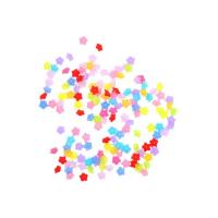 Mat akril perle, Cvijet, možete DIY, više boja za izbor, 9.30x4.40mm, Približno 5290računala/Torba, Prodano By Torba