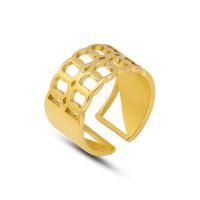 Titantium Steel finger ring, Titan Stål, för kvinna & ihålig, fler färger för val, 11mm, Storlek:7, Säljs av PC