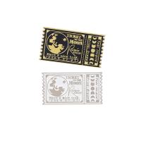 Enamel Brooch, Tibetan Style, Rectangle, plated, Unisex, more colors for choice, nickel, lead & cadmium free, 28x13mm, Sold By PC