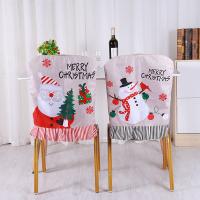 ткань Рождественские стул крышку, Связанный вручную, Милые & различные модели для выбора, Много цветов для выбора, 585x455mm, продается PC