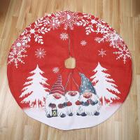 Klud Christmas Tree Skirt, håndlavet, Nuttet, rød, 1180mm, Solgt af PC