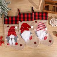 Chaussettes de Noël vacance cadeau chaussettes cadeau, tissu, fait à la main, Mignon & modèles différents pour le choix, 280x450mm, Vendu par PC