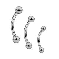 Stainless Steel Tongue Ring Titanium polished fashion jewelry silver color Sold By PC