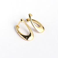 925 Sterling Silver Lever Back Earring irregular plated fashion jewelry & for woman Sold By Pair