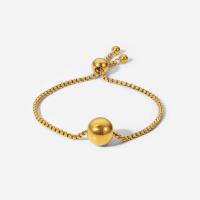Bijoux bracelet en acier inoxydable, Acier inoxydable 304, pour femme, doré, 10mm, Longueur:Environ 22.6 cm, Vendu par PC