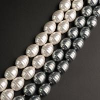 Shell Pearl Beads, DIY, more colors for choice, nickel, lead & cadmium free, 13x16mm, Sold Per Approx 15.75 Inch Strand