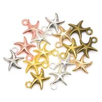 Zinc Alloy Pendants Starfish plated DIY nickel lead & cadmium free Sold By PC