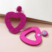Seedbead Drop Earring handmade fashion jewelry & for woman nickel lead & cadmium free Sold By Pair