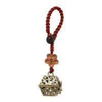 Floating Charms Pendant, Brass, with Wood, antique bronze color plated, Unisex & different styles for choice, more colors for choice, nickel, lead & cadmium free, 20-30mm, Sold By PC