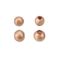 Stainless Steel Beads, 304 Stainless Steel, Galvanic plating, DIY & different size for choice, rose gold color, Hole:Approx 1mm, Sold By PC