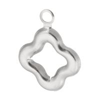 Stainless Steel Pendants, 201 Stainless Steel, fashion jewelry & Unisex, original color, 13x16x1mm, Hole:Approx 1.5mm, Sold By PC