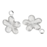 Stainless Steel Flower Pendant 201 Stainless Steel petals fashion jewelry & for woman original color Approx 1mm Sold By PC