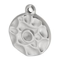 Stainless Steel Pendants, 201 Stainless Steel, fashion jewelry, original color, 15x18x3mm, Hole:Approx 1.5mm, Sold By PC