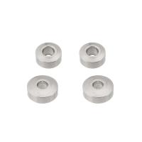 Perlas de acero inoxidable, Acero inoxidable 201, Bricolaje & diverso tamaño para la opción, color original, agujero:aproximado 1mm, Vendido por UD