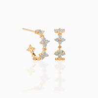 Brass Stud Earring, plated, fashion jewelry & for woman, more colors for choice, 18mm, Sold By Pair