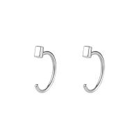 925 Sterling Silver Stud Earrings & for woman silver color Sold By Pair