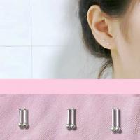 925 Sterling Silver Stud Earrings & for woman silver color Sold By Pair