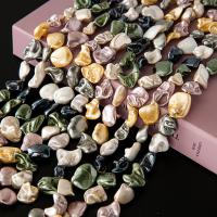 Shell Pearl Beads, DIY, more colors for choice, nickel, lead & cadmium free, 11-14mm, Sold Per Approx 17.72 Inch Strand