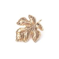 Tibetan Style Brooches, Leaf, plated, fashion jewelry & for woman, more colors for choice, 36.80mm, Sold By PC