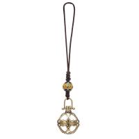 Hanging Ornaments Brass plated & hollow nickel lead & cadmium free 40mm Sold By PC
