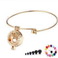 Floating Locket Bracelet, Brass, plated, for woman & hollow, more colors for choice, nickel, lead & cadmium free, Inner Diameter:Approx 45mm, Sold By PC