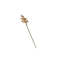 Hair Stick, Tibetan Style, with Plastic Pearl, Flower, plated, different styles for choice & for woman, more colors for choice, 165mm, Sold By PC