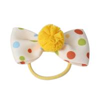 Cloth Children Hair Accessories with Zinc Alloy Bowknot handmade & for children 5-13cm Sold By PC