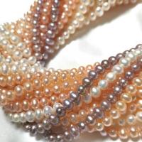 Perles de nacre rondes de culture d'eau douce, perle d'eau douce cultivée, DIY, plus de couleurs à choisir, 6-7mm, Vendu par Environ 14.96 pouce brin