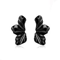 Tibetan Style Stud Earring, plated, fashion jewelry & for woman, more colors for choice, 51x27mm, Sold By Pair