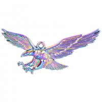 Zinc Alloy Animal Pendants Eagle colorful plated Unisex nickel lead & cadmium free Length Approx 50 cm Sold By PC