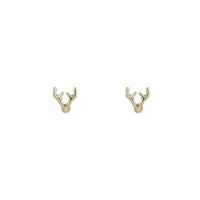 Zinc Alloy Stud Earring plated & for woman nickel lead & cadmium free 4mm Sold By Pair