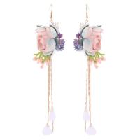 Fashion Fringe Earrings Zinc Alloy with Plastic fashion jewelry & for woman nickel lead & cadmium free Sold By Pair