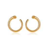 Zinc Alloy Earring Clip plated fashion jewelry & for woman Sold By Pair