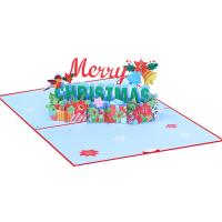 Paper 3D Greeting Card, handmade, Foldable & 3D effect, 130x180mm, Sold By PC
