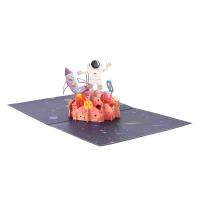 Papel 3D tarjeta de felicitación, hecho a mano, Plegable & Efecto 3D, 200x150mm, Vendido por UD