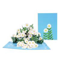 Paper 3D Greeting Card, handmade, Foldable & 3D effect, 128x178mm, Sold By PC