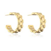 Brass Stud Earring, gold color plated, different styles for choice & for woman, 24x24mm, Sold By Pair