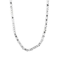 Messing Chain halskæde, med 2.75inch extender kæde, sølvfarvet forgyldt, Koreansk stil & for kvinde, nikkel, bly & cadmium fri, Længde Ca. 13.7 inch, Solgt af PC