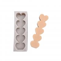 DIY Epoxy Mold Set, Silicone, Heart, different size for choice, more colors for choice, Sold By PC